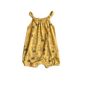 Petit Lem Cat Tank Romper